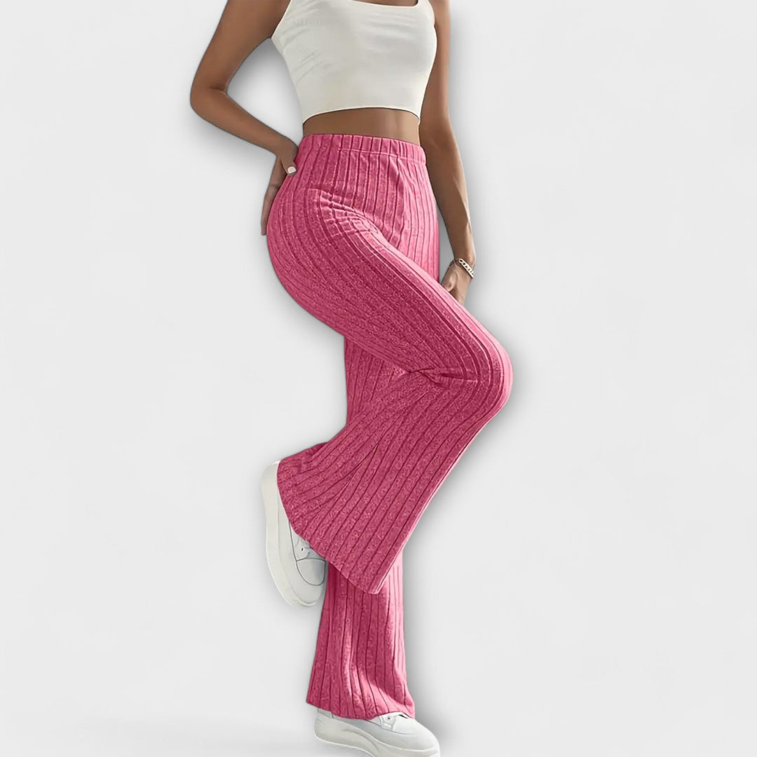 Jennifer – Elegantní flare kalhoty
