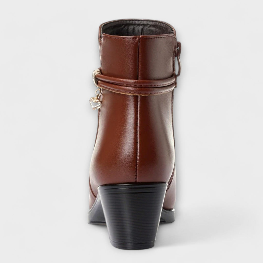 Frederika – Elegantní Zimní Boty s Zipem