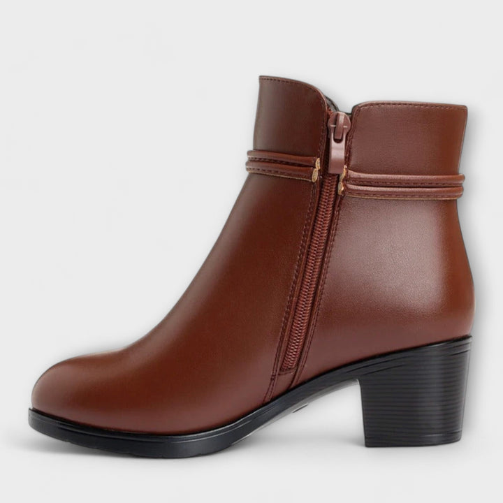 Frederika – Elegantní Zimní Boty s Zipem