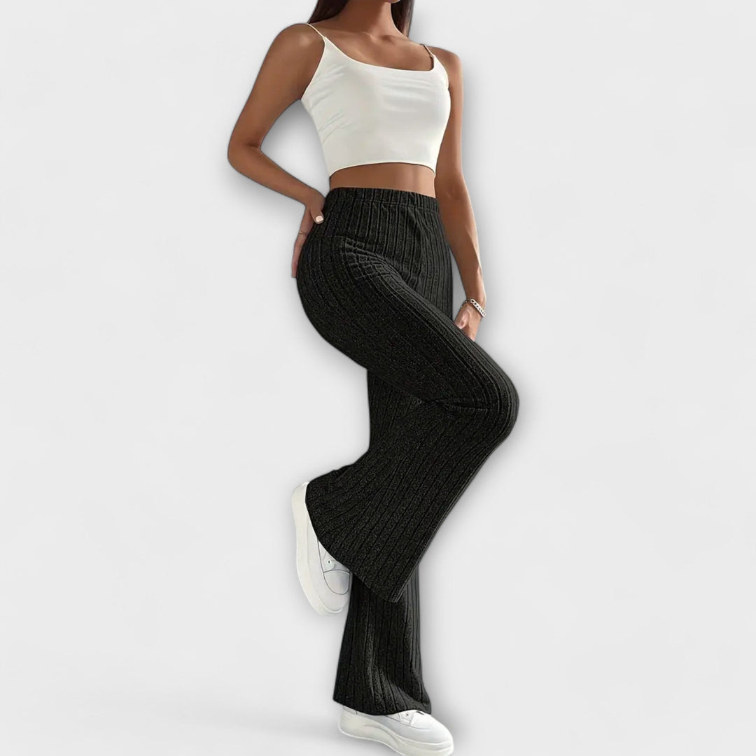 Jennifer – Elegantní flare kalhoty