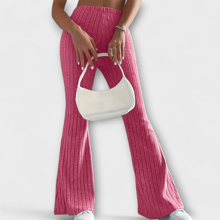 Jennifer – Elegantní flare kalhoty