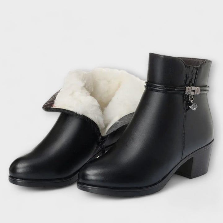 Frederika – Elegantní Zimní Boty s Zipem