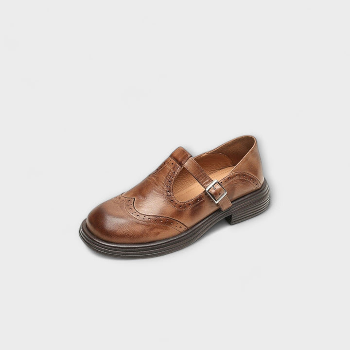 Isla – elegantní kožené boty Mary Jane