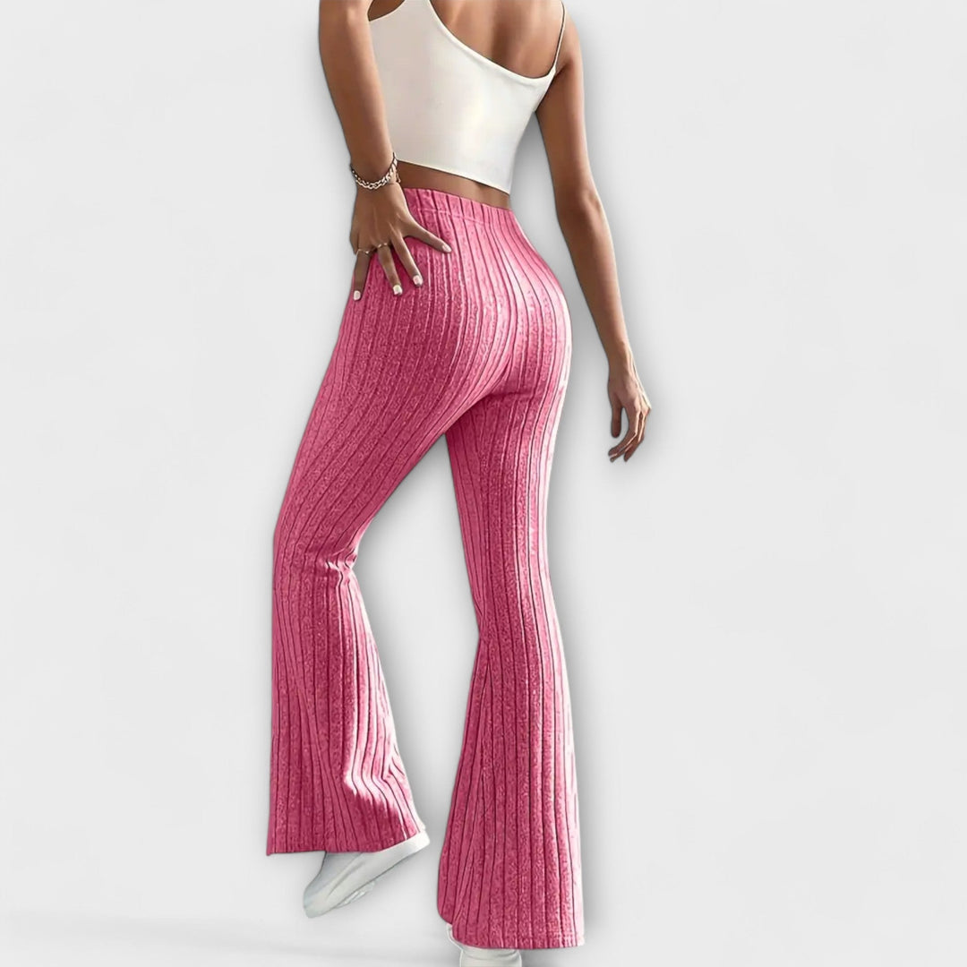 Jennifer – Elegantní flare kalhoty