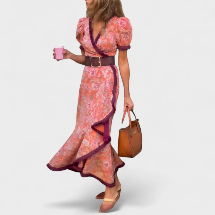 Serelith | Elegantní maxi růžová